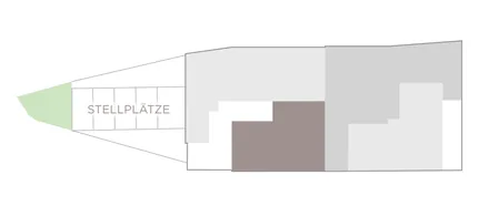 Lage der Wohnung 01 im Gebäude, schematisch